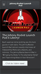 Mobile Screenshot of johnnyrocketlaunchpad.com